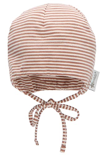 Sterntaler GOTS Beanie Ringel - Erstlingsmütze aus Singlejersey (Bio) gestreift - anschmiegsame Unisex Beanie Mütze zum Binden - Baby und Kinder Übergangsmütze, braun, Größe 39 Sterntaler GOTS Beanie Ringel - Erstlingsmütze aus Singlejersey (Bio) gestreift - anschmiegsame Unisex Beanie Mütze zum Binden - Baby und Kinder Übergangsmütze, braun, Größe 39 von Sterntaler
