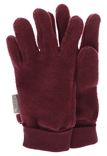 Sterntaler Baby Unisex Fingerhandschuhe Kinder Fingerhandschuh - Fingerhandschuhe, Handschuhe Kinder - aus Microfleece - brombeer, 5 von Sterntaler