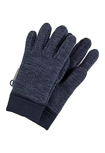 Sterntaler Baby Unisex Fingerhandschuhe Kinder Fingerhandschuh Melange Handschuh - Fingerhandschuhe - mit elastischem Bündchen - marine, 8 von Sterntaler