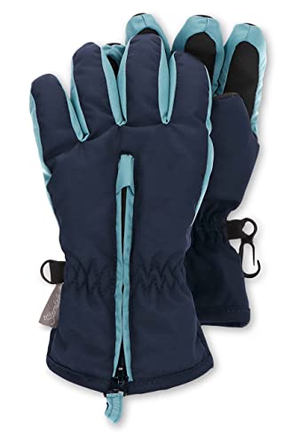 Sterntaler Baby Unisex Fingerhandschuhe Kinder Fingerhandschuh zweifarbig Handschuh - Fingerhandschuhe - wasserdicht aus Funktionsmaterial - marine, 4 von Sterntaler