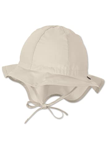 Sterntaler Baby Unisex Flapper Baby Flapper - Sonnenhut Baby, Outdoor Hut, UV Hut Baby - aus Baumwolle mit Nackenschutz - beige, 47 von Sterntaler