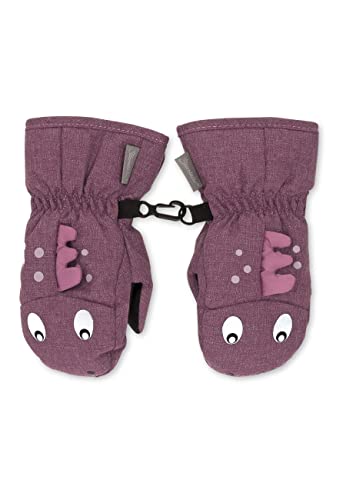 Sterntaler Baby Unisex Kinder Fäustel Dino melange - Baby Fäustlinge Winter, Baby Handschuhe - wasserabweisend und atmungsaktiv - pink, 1 von Sterntaler