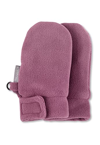 Sterntaler Unisex Baby Fäustlinge Ohne Daumen Aus Microfleece, Mit Klettverschluss Handschuh, Rosa, 1 EU von Sterntaler