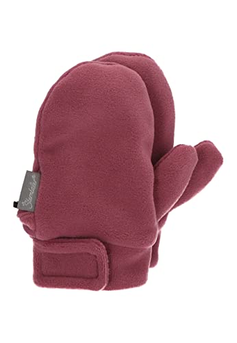Sterntaler Unisex Kinder Fäustlinge Mit Daumen Aus Microfleece, Klettverschluss Handschuh, Rosa, 1 EU von Sterntaler