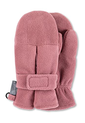 Sterntaler Baby Unisex Kinder Fäustel Handschuh - Baby Fäustlinge Winter, Baby Handschuhe - aus Microfleece mit Klettverschluss - rosa, 1 von Sterntaler