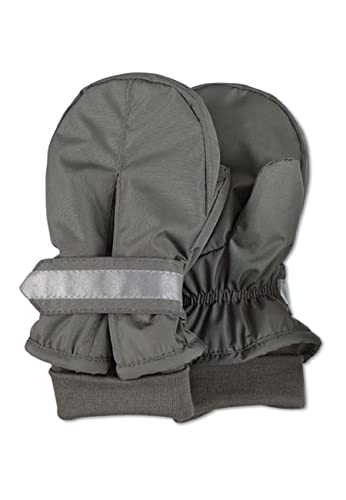 Sterntaler Fäustling mit Daumen, wasserabweisend, mit elastischem Bündchen und Klettverschluss, gefüttert - unisex Accessoires für Babys & Kleinkinder - mattgrün, Gr. 4 von Sterntaler