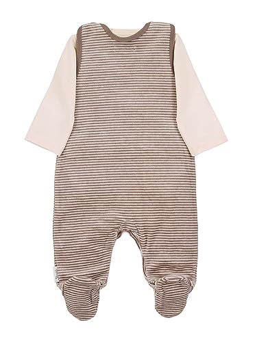 Sterntaler Baby Unisex Strampler-Set Strampler-Set Nicki Elefant Eddy - Strampler Baby, Babybody, Babykleidung - grau, 56 von Sterntaler