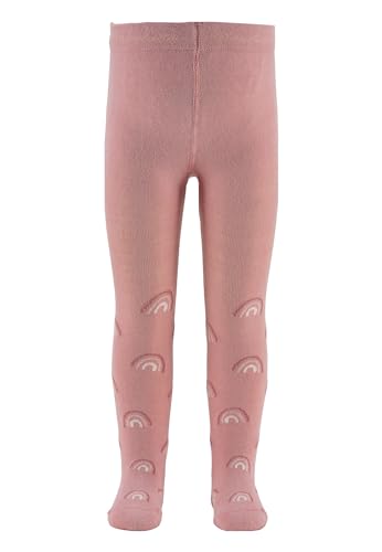 Sterntaler Baby und Kinder Strumpfhose Mädchen mit Motiv Regenbogen - mattrosa, 86 von Sterntaler