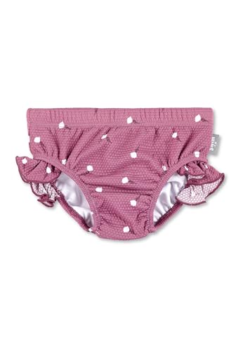 Sterntaler Badehose Blumen für Mädchen aus Bademodenstoff mit Elasthan - Baby Badehose mit UV -Schutz 50+ - Mit praktischer Kordel zur Weitenregulierung - purpur, 98/104 von Sterntaler