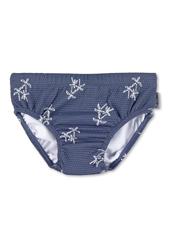 Sterntaler Badehose Palmen Jungen aus Bademodenstoff mit Palmendruck - Badehose Baby mit Windeleinsatz bis Größe 86/92 und UV Schutz 50+ für Sonnentage am Strand - blau, 68 von Sterntaler