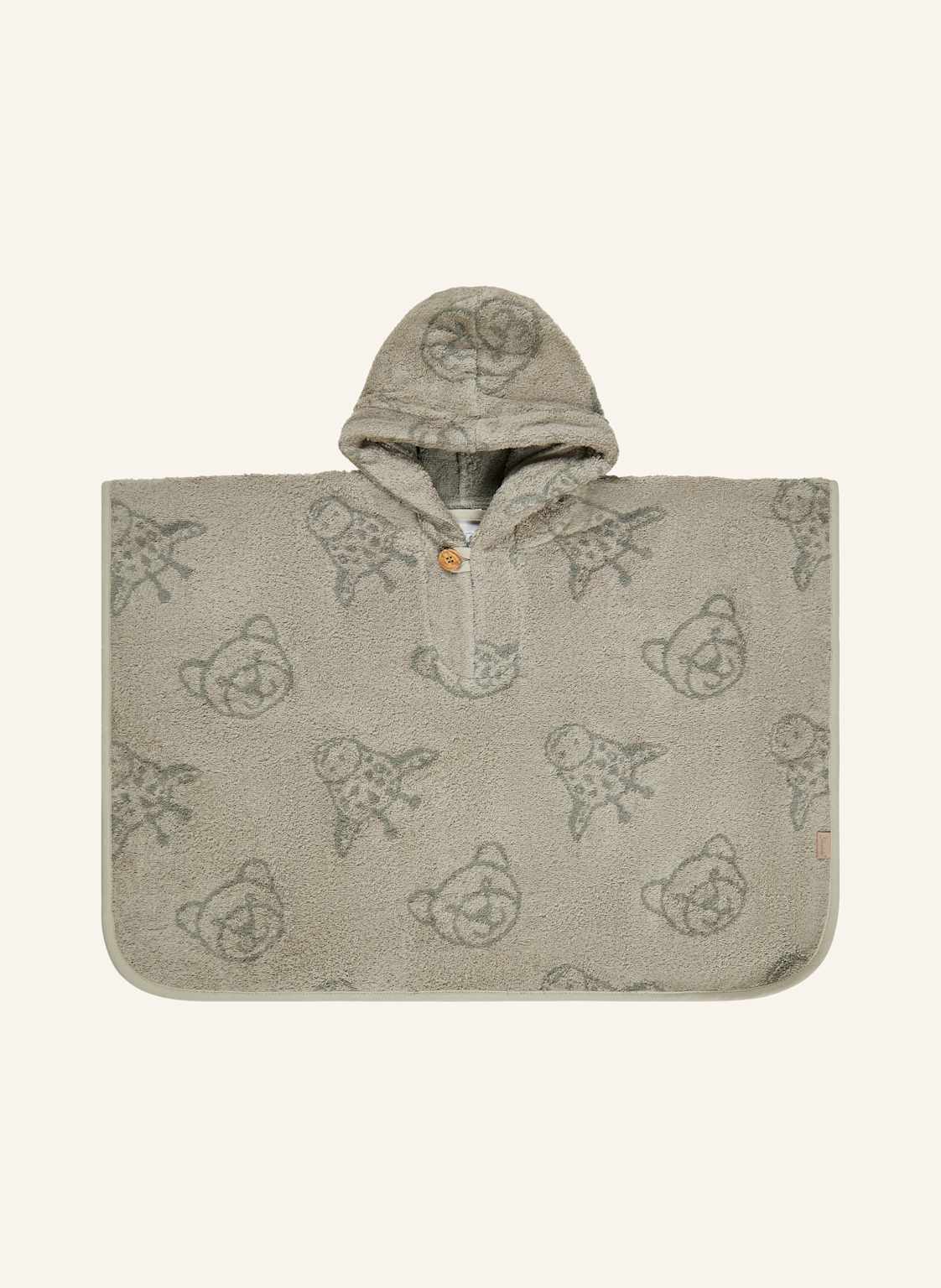 Sterntaler Badeponcho Löwe Leo grau von Sterntaler
