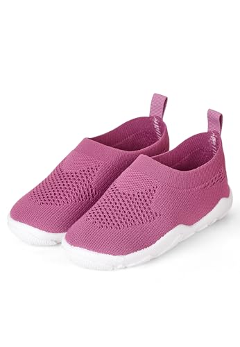 Sterntaler Badeschuh Mesh uni - Badeschuh für Mädchen aus Mesh - Baby Badeschuh mit elastischem Bund - Aquaschuhe unifarben - Babyschuhe mit rutschfester Sohle für Badespaß - purpur, 24 von Sterntaler