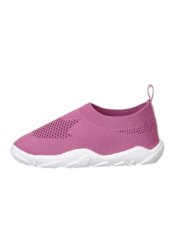 Sterntaler Badeschuh Mesh uni - Badeschuh für Mädchen aus Mesh - Baby Badeschuh mit elastischem Bund - Aquaschuhe unifarben - Babyschuhe mit rutschfester Sohle für Badespaß - purpur, 24 von Sterntaler