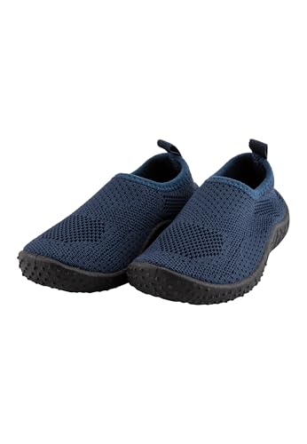 Sterntaler Badeschuhe einfarbig - Baby Aquaschuhe schnelltrocknend - Unisex Schwimmschuhe mit ergonomischer Sohle - flexible & bequeme Kinder Strand Slipper - Bademode - Farbe marine, Größe 20 von Sterntaler