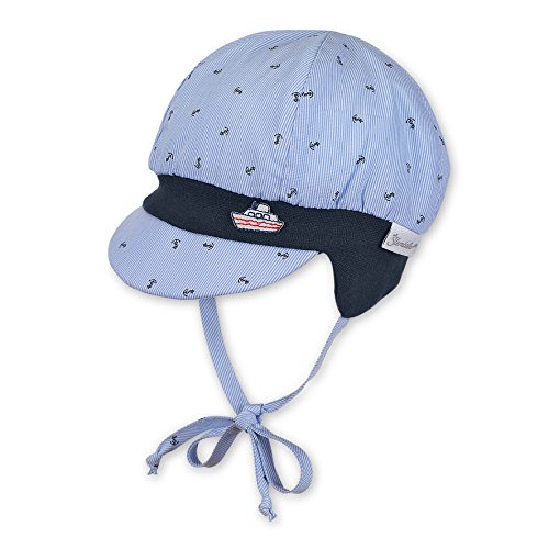 Sterntaler Baby - Jungen Ballonmütze Kappe, Blau (Himmel 325), 41 EU von Sterntaler