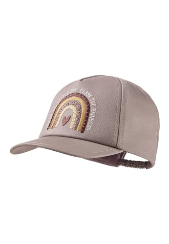 Sterntaler Basecap Rainbow - Mädchen Schirmmütze mit Stickerei Regenbogen - Sommer Baseball Cap elastisch mit Gummizug - sportive Baby und Kinder Schirmkappe, blasslila, Größe 45 von Sterntaler