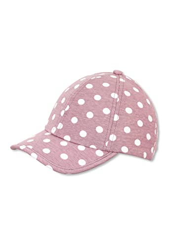 Sterntaler Baseball-Cap für Mädchen mit Größenregulierung und Punktemuster, Alter: 4-6 Jahre, Größe: 55, Hellrot von Sterntaler