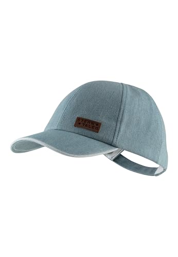 Sterntaler Basecap Jeans - Unisex Baseball Cap mit Metallschließe zur Größenregulierung - Sommer Basecap aus Jeansstoff - Sportive Baby und Kinder Schirmkappe, graublau, Größe 57 von Sterntaler