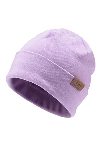 Sterntaler Beanie aus feiner Strickware - Mädchen Baby und Kinder Mütze mit Umschlag - Übergangsmütze einfarbig - puderrosa, 51 von Sterntaler