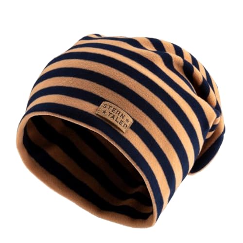 Sterntaler Beanie mit Ringel - Unisex Kinder Mütze aus weichem Microfleece - Übergangsmütze - rost, 53 von Sterntaler