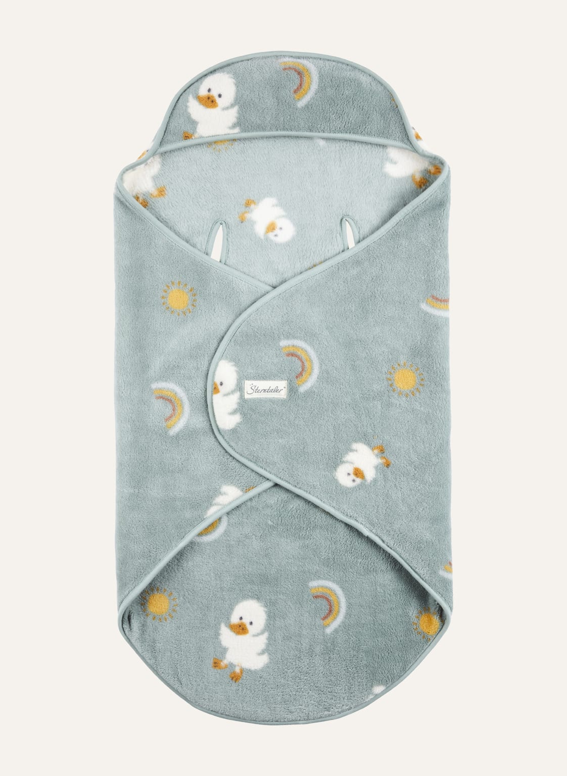 Sterntaler Einschlagdecke Edda gruen von Sterntaler