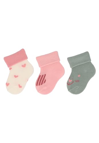 Sterntaler Erstlingssocken 3er Pack Käfer Umschlag - Socken für Mädchen - Babysocken mit Umschlag und Motiven - ecru, 0 von Sterntaler