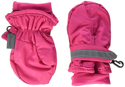 Sterntaler Fäustling mit Daumen, wasserabweisend, mit elastischem Bündchen und Klettverschluss, gefüttert - Mädchen Accessoires für Babys & Kleinkinder - magenta, Gr. 4 von Sterntaler