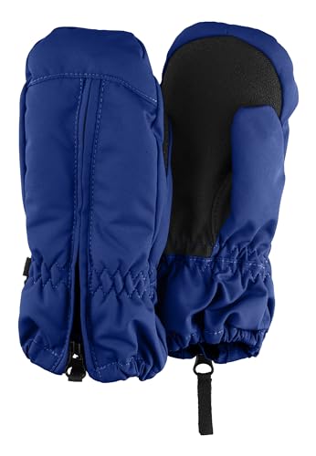 Sterntaler Fäustlinge Rips Daumen Unisex - Baby und Kinder Handschuhe aus Funktionsmaterial - Reißverschluss - Innenfläche rutschfest, wasserdicht - kobaltblau, 5 von Sterntaler