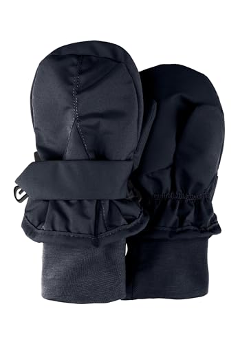 Sterntaler Rips Fäustling mit Daumen, wasserabweisend, mit elastischem Bündchen (Bio) und Klettverschluss - Unisex Accessoires für Babys & Kleinkinder - warm und funktional - marine, Gr. 1 von Sterntaler