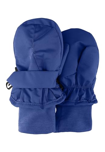 Sterntaler Fäustlinge aus Funktionsmaterial mit Daumen Unisex - Baby und Kinder Handschuhe gefüttert mit wärmendem Baumwollfleece, wasserabweisend -kobaltblau,4 von Sterntaler