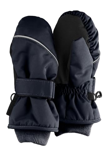 Sterntaler Fäustlinge aus Funktionsmaterial mit reflektierendem Detail Unisex - Baby und Kinder Handschuhe wasserdicht mit wärmendem Futter - marine, 3 von Sterntaler