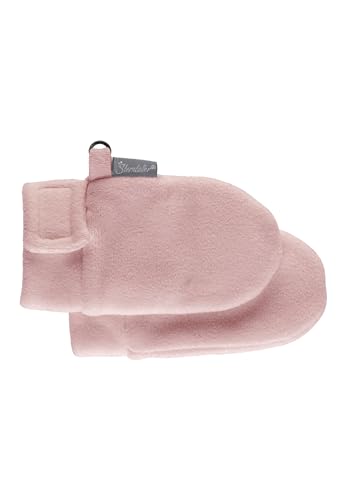 Sterntaler Fäustlinge ohne Daumen aus Microfleece Mädchen - Baby und Kinder Handschuhe mit Klettverschluss und wärmendem Futter - mattrosa, 0 von Sterntaler