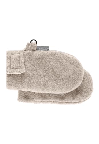 Sterntaler Fäustling ohne Daumen, gefüttert mit Microfleece, mit Klettverschluss - unisex Accessoires für Babys & Kleinkinder - warm und bequem - beige, Gr. 0 von Sterntaler