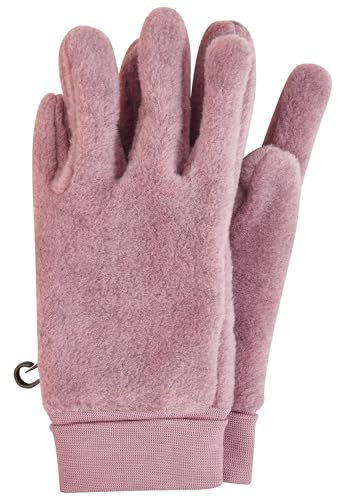 Sterntaler Fingerhandschuh Microfleece mit elastischen Bündchen – Warme Kinder Handschuhe – Mädchen Winterhandschuhe - Accessoire für kühlere Tage – samtrosa, Größe 2 von Sterntaler