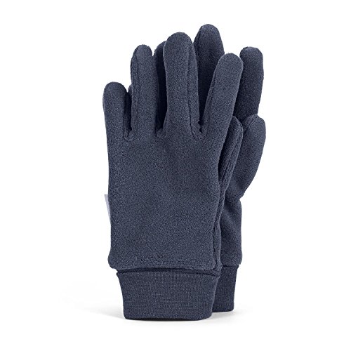 Sterntaler - Fingerhandschuhe Junge Fleece Futter Thermohandschuhe, dunkelblau - Größe 3 von Sterntaler