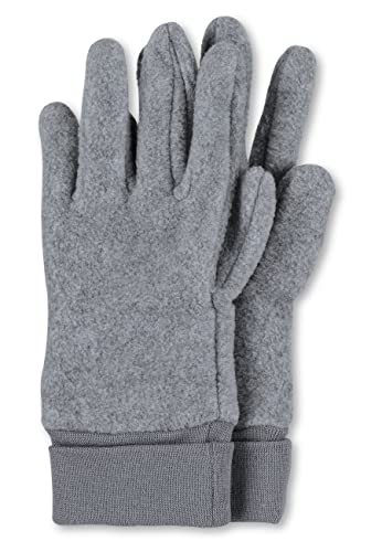 Sterntaler Unisex Kinder Fingerhandschuhe aus Microfleece, mit Elastischem Bündchen Handschuhe, Silber Melange, 3 Sterntaler Unisex Kinder Fingerhandschuhe aus Microfleece, mit Elastischem Bündchen Handschuhe, Silber Melange, 3 von Sterntaler