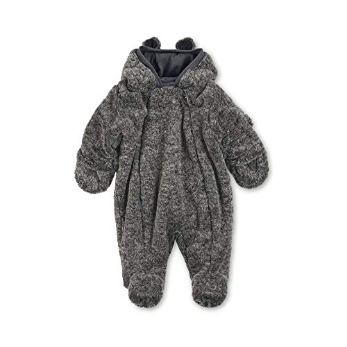 Sterntaler Baby - Jungen Overall Strampler, Grau (Eisengrau 577), 62 von Sterntaler