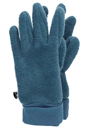 Sterntaler Fleece-Fingerhandschuhe mit elastischem Umschlag, Alter: 15 - 16 Jahre, Größe: 8, Tintenblau melange von Sterntaler