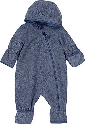 Sterntaler Fleece-Overall Fleece blau Größe 80 von Sterntaler