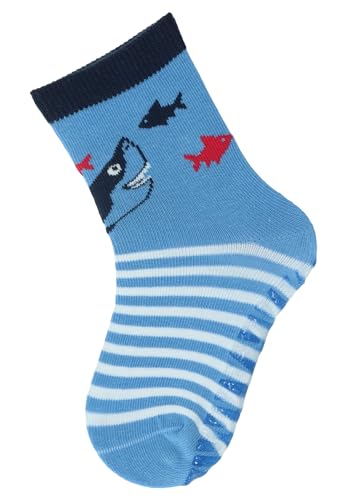 Sterntaler Fli Fli SUN Hai - Fliesen Flitzer für Jungen - Stoppersocken mit rutschfester Sohle - Fliesensocken mit Motiven - samtblau, 18 Sterntaler Fli Fli SUN Hai - Fliesen Flitzer für Jungen - Stoppersocken mit rutschfester Sohle - Fliesensocken mit Motiven - samtblau, 18 von Sterntaler