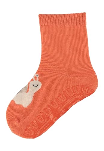 Sterntaler Fli Fli SUN Schnecke - Mädchen Fliesen Flitzer mit Motiv - dünne Stoppersocken Baby - hautsympathische Sommer Socken - Baby und Kinder Strümpfe mit Anti-Rutsch-Sohle, leuchtorange, Größe 18 Sterntaler Fli Fli SUN Schnecke - Mädchen Fliesen Flitzer mit Motiv - dünne Stoppersocken Baby - hautsympathische Sommer Socken - Baby und Kinder Strümpfe mit Anti-Rutsch-Sohle, leuchtorange, Größe 18 von Sterntaler