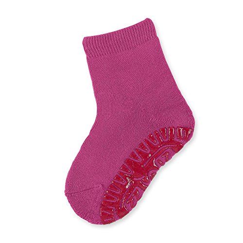 Sterntaler Mädchen Fliesen Flitzer Soft Socken, Magenta, 21-22 von Sterntaler