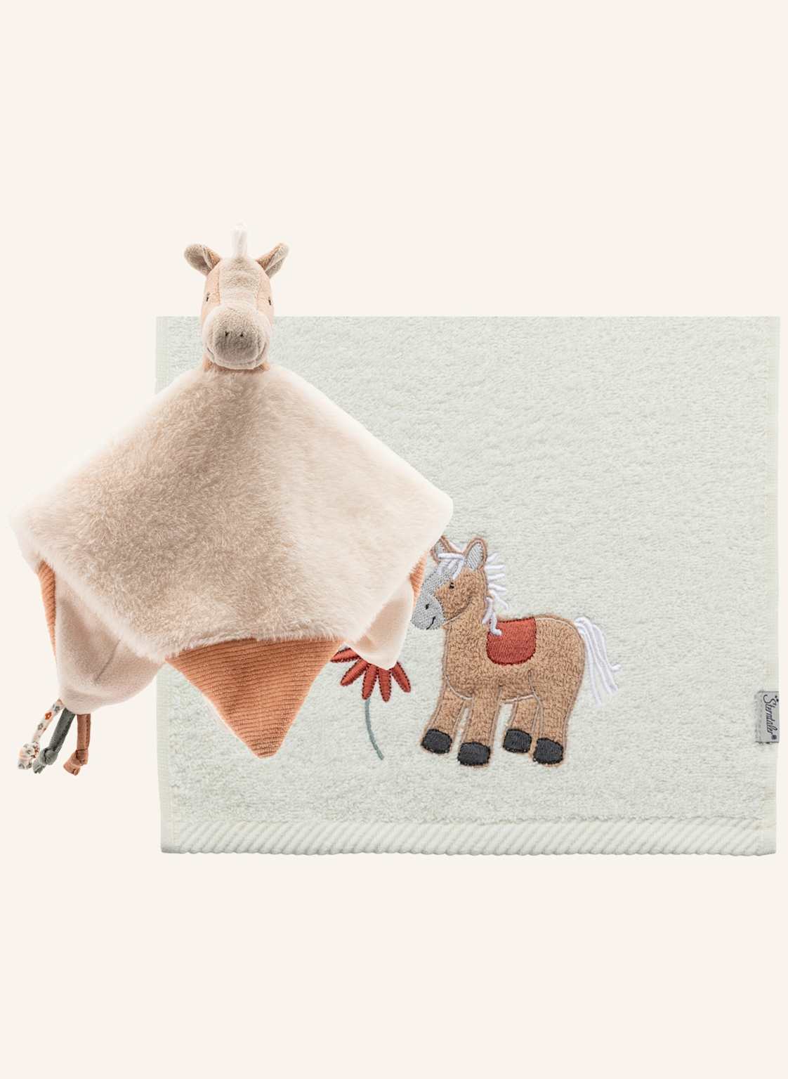 Sterntaler Geschenkset Bauernhof Pferd weiss von Sterntaler