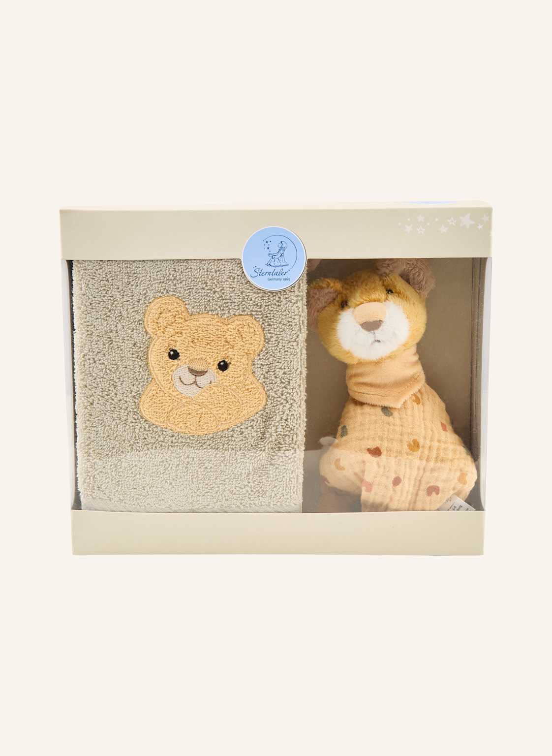 Sterntaler Geschenkset Löwe Leo weiss von Sterntaler