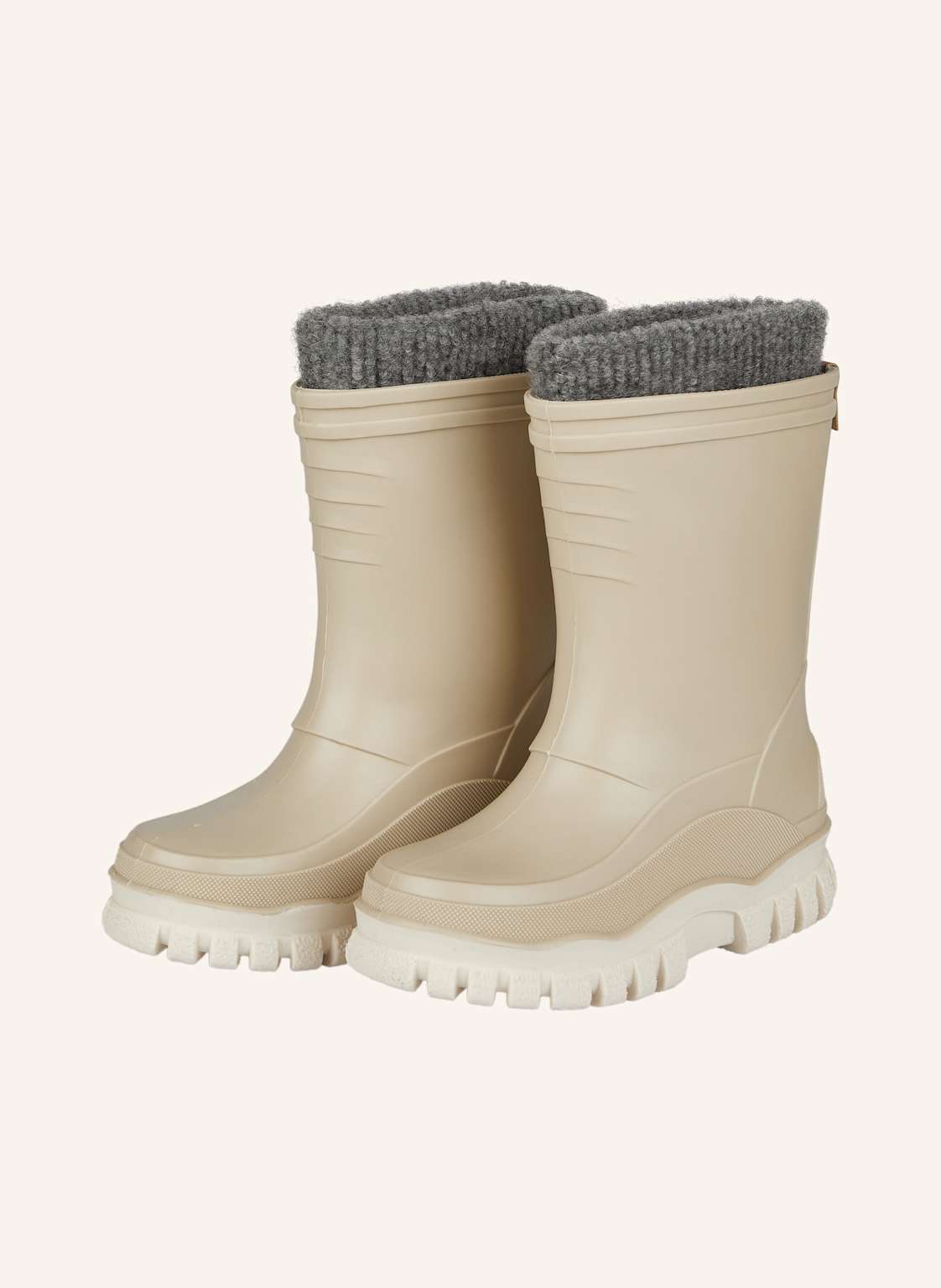 Sterntaler Gummistiefel Uni Gefüttert beige von Sterntaler