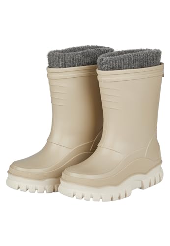 Sterntaler Gummistiefel uni gefüttert - Unisex Kinder Regenstiefel mit herausnehmbarem Innenschuh - warme, wasserdichte Kinderstiefel - Matsch- und Regenschuhe, beige, Größe 31 Sterntaler Gummistiefel uni gefüttert - Unisex Kinder Regenstiefel mit herausnehmbarem Innenschuh - warme, wasserdichte Kinderstiefel - Matsch- und Regenschuhe, beige, Größe 31 von Sterntaler