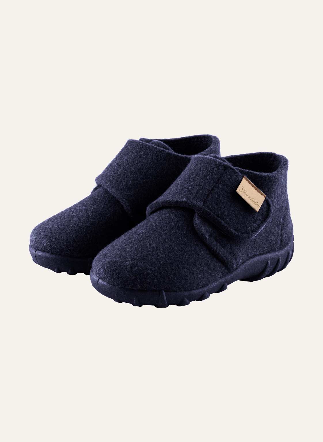 Sterntaler Hausschuh Uni blau von Sterntaler