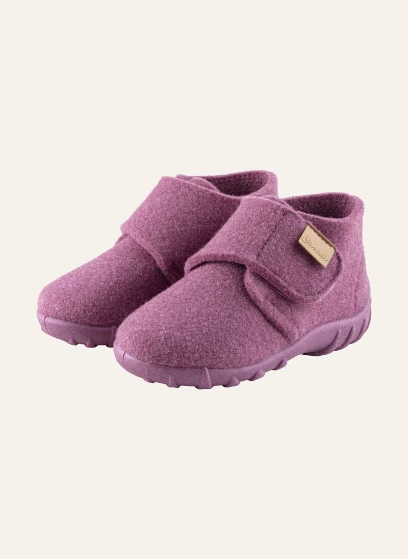 Sterntaler Hausschuh Uni pink von Sterntaler