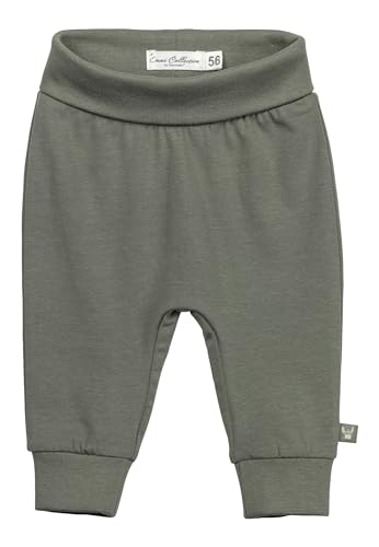 Sterntaler Hose Jersey - Unisex Babyhose einfarbig - Jogginghose aus Baumwolljersey mit elastischen Bündchen - Bequeme Kinder Schlupfhose, Kinderkleidung ab Geburt, mattgrün, Größe 56 von Sterntaler