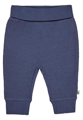 Sterntaler Hose aus Rippjersey – Bequeme Babyhose mit weichem Hosenbund und Bündchen am Beinabschluss – Jungen Jogginghose – Schlupfhose - Babykleidung ab Geburt – blau – Größe 62 von Sterntaler